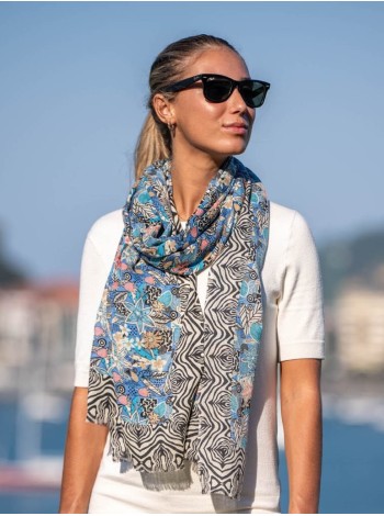Wool and silk scarves ASW22F
