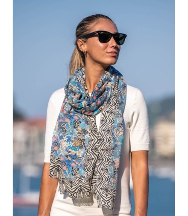 Wool and silk scarves ASW22F
