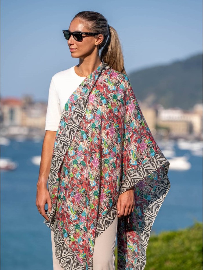 Wool and silk scarves ASW22F