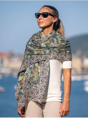 Wool and silk scarves ASW22F