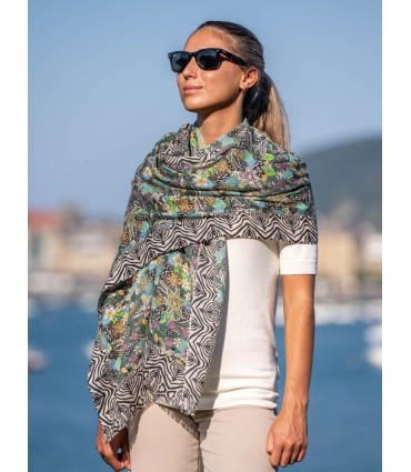 Wool and silk scarves ASW22F