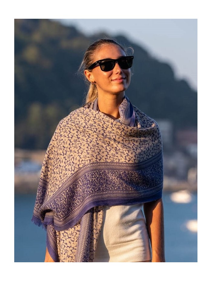 Wool and silk scarf ASW27F