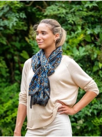 Wool and silk scarf ASW57F