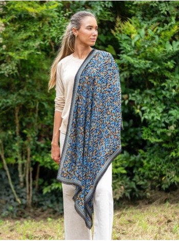 Wool and silk scarf ASW57F