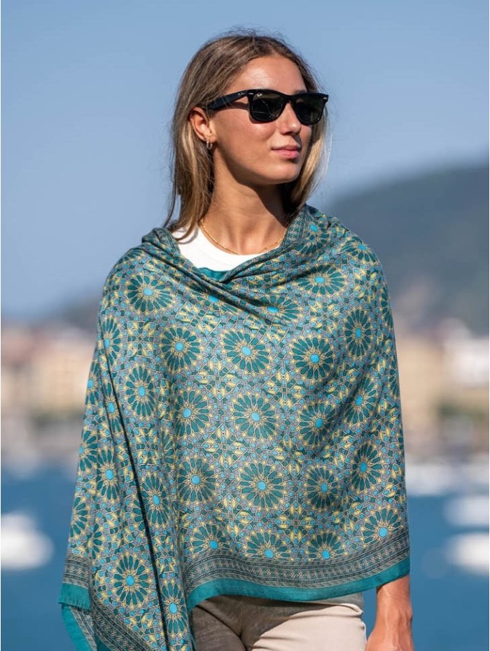 Wool and silk scarf ASW28F