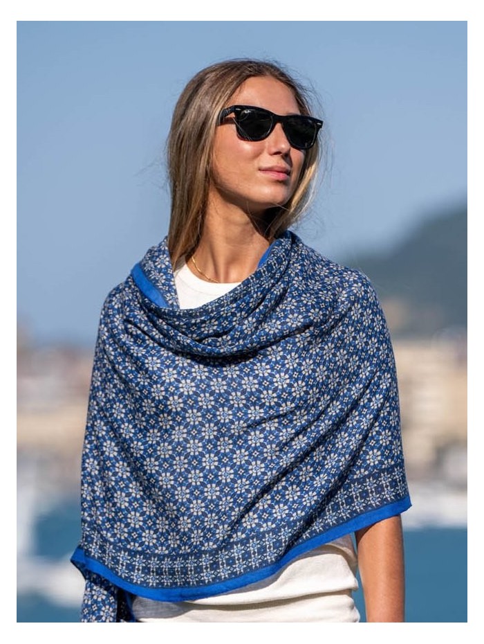 Wool and silk scarf ASW29F