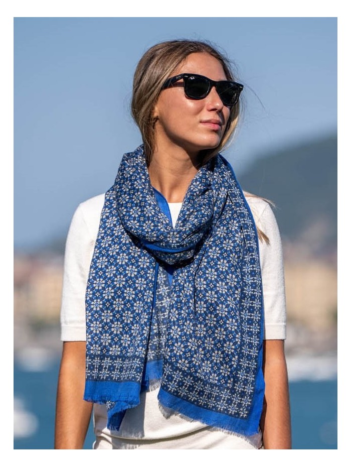 Wool and silk scarf ASW29F