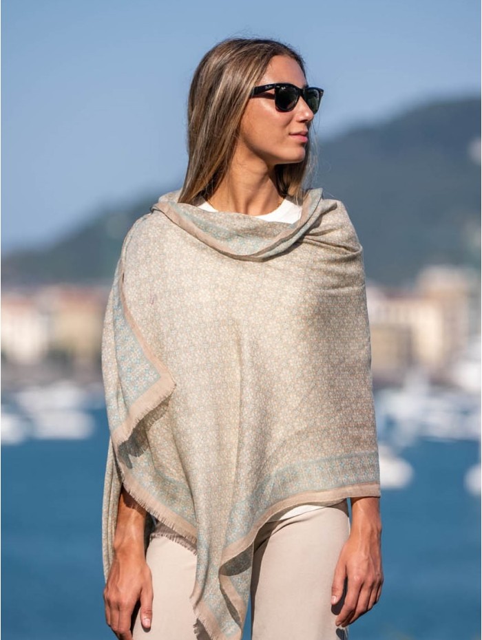 Wool and silk scarf ASW29F