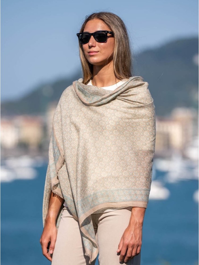 Wool and silk scarf ASW29F