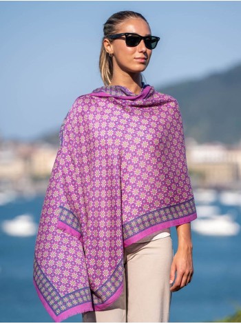 Wool and silk scarf ASW29F