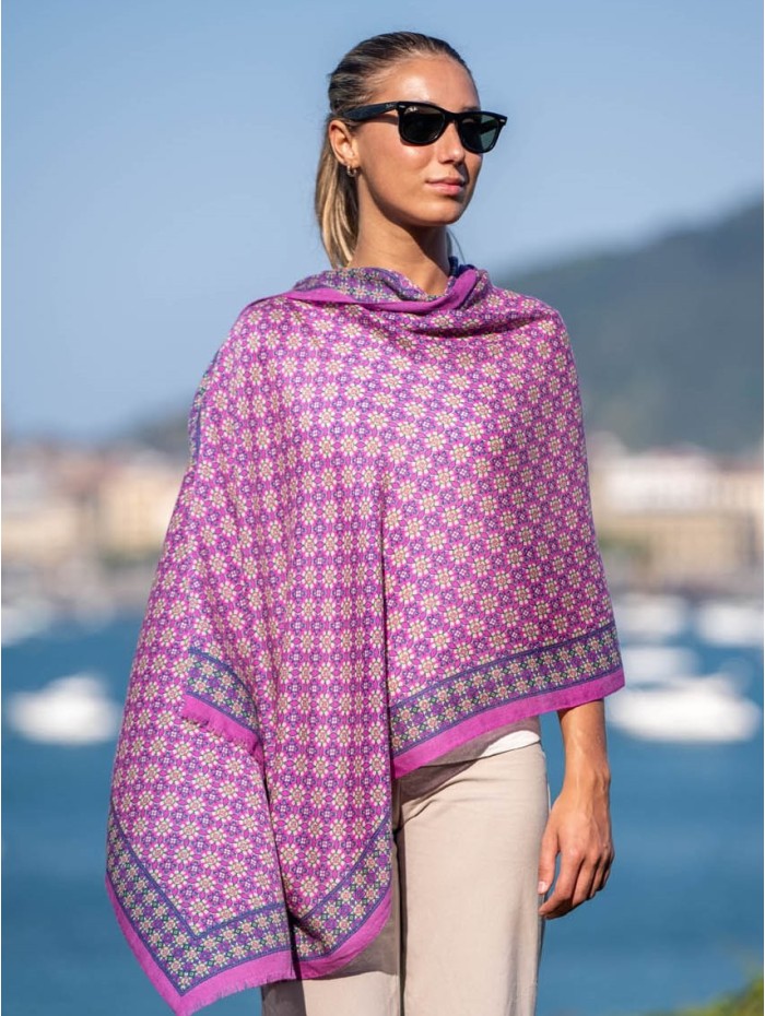 Wool and silk scarf ASW29F