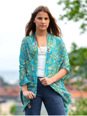 Wool and silk scarf ASW08F