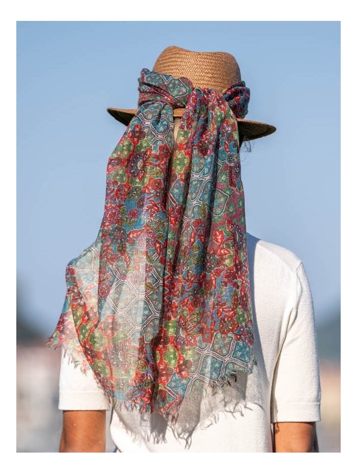 Wool and silk scarf ATU279W