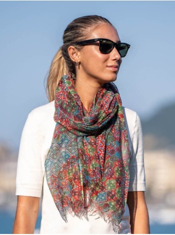 Wool and silk scarf ATU279W