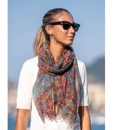 Wool and silk scarf ATU279W