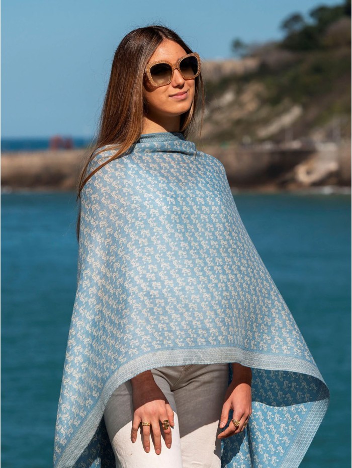 Wool and silk scarf ASW07F