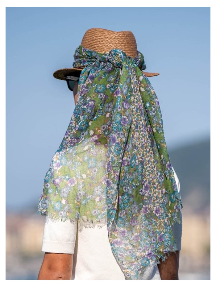 Wool and silk scarf ATU280W