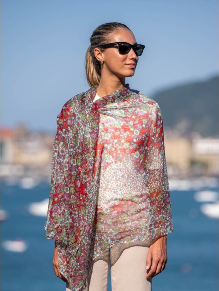 Wool and silk scarf ATU280W