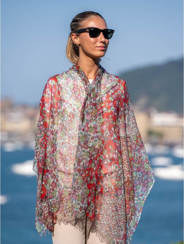 Wool and silk scarf ATU280W