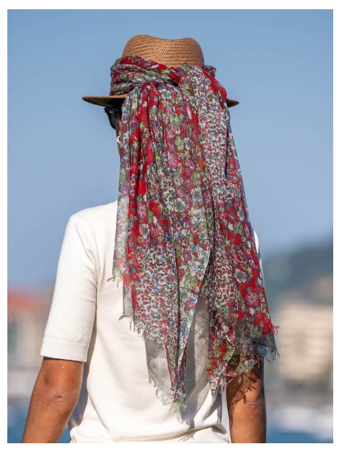 Wool and silk scarf ATU280W