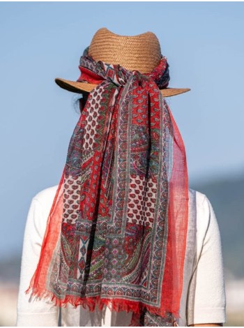 Wool and silk scarf ATU282W