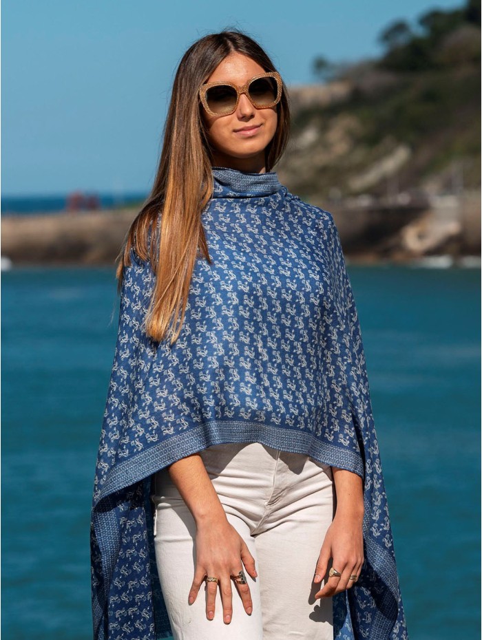 Wool and silk scarf ASW07F