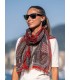 Wool and silk scarf ATU282W