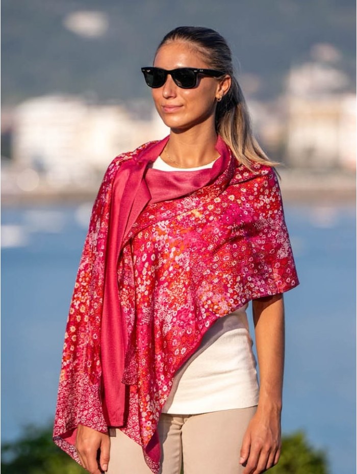 Double silk foulard ATU313CD
