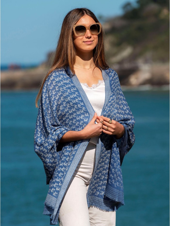 Wool and silk scarf ASW07F