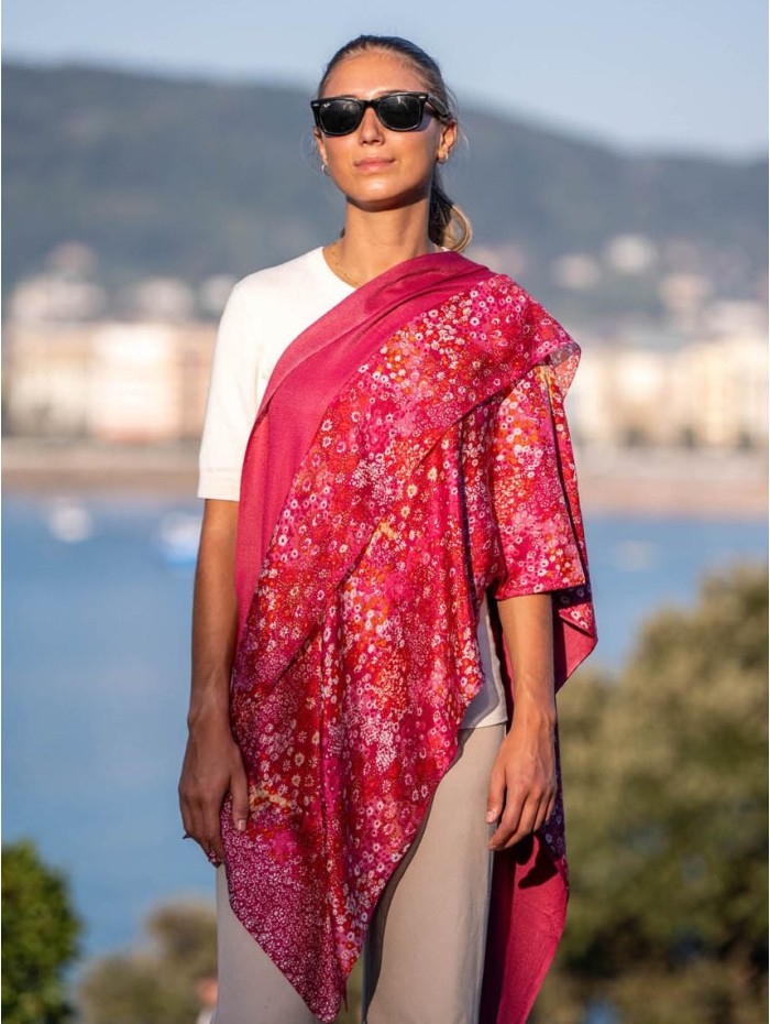 Foulard double en soie ATU313CD