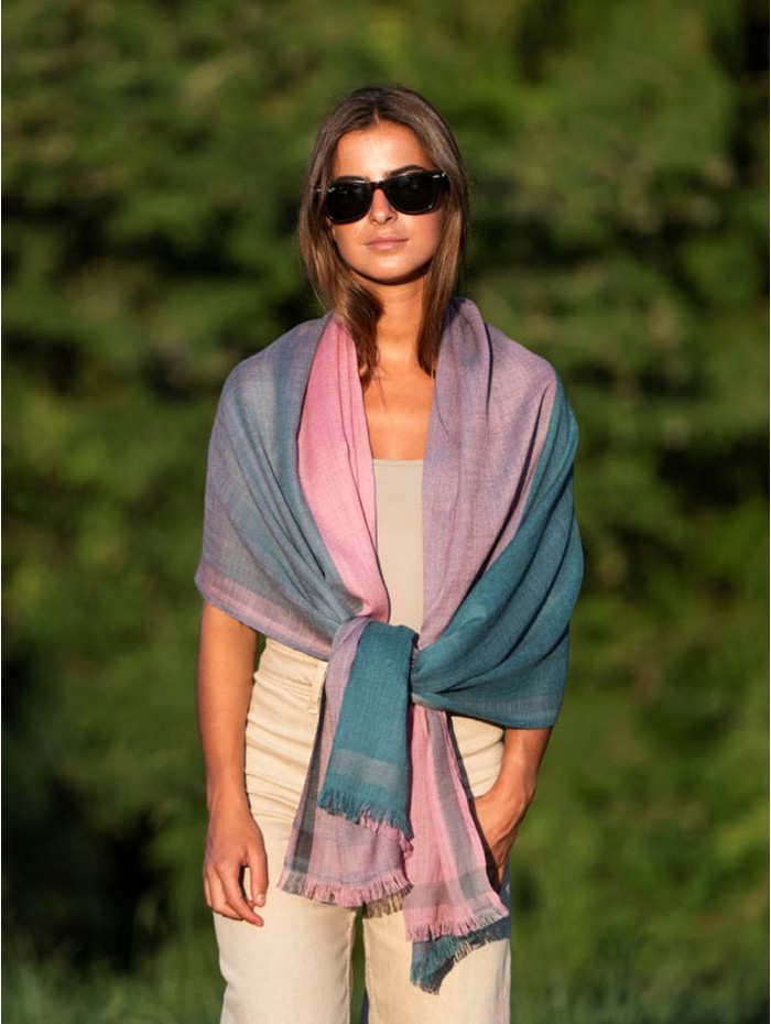 Wool and silk scarf ASW37F