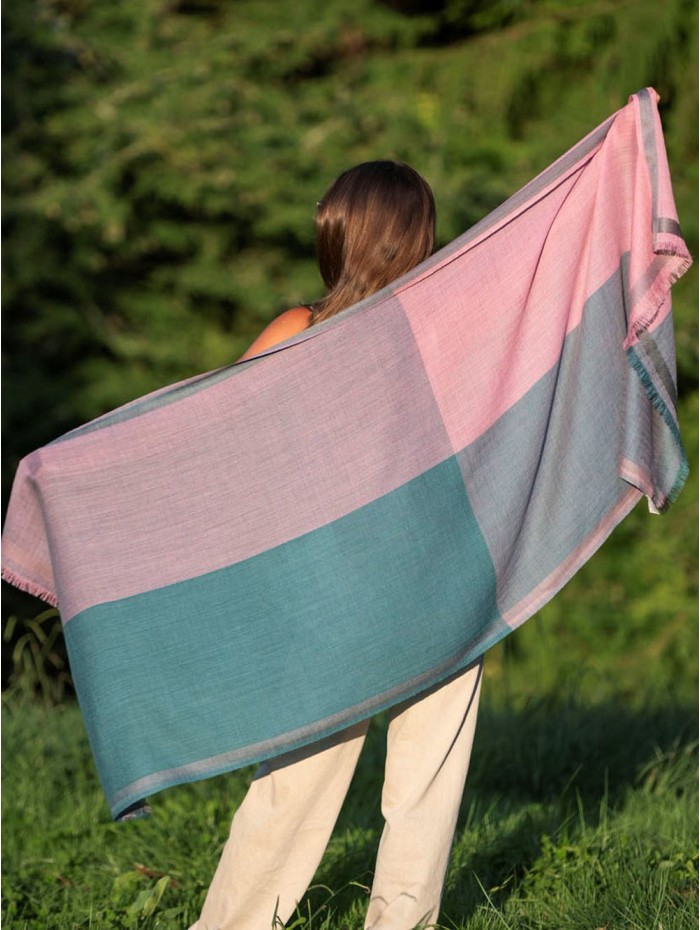 Wool and silk scarf ASW37F