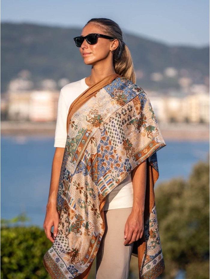 Double silk foulard ATU331CD
