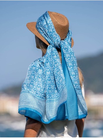 Double silk foulard ATU361CD