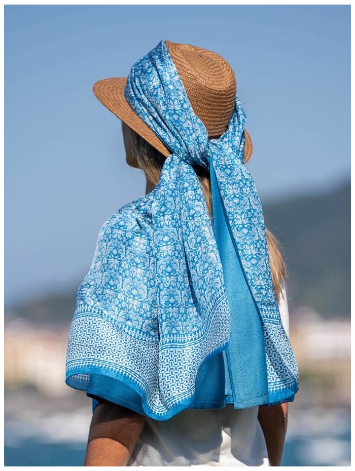 Double silk foulard ATU361CD