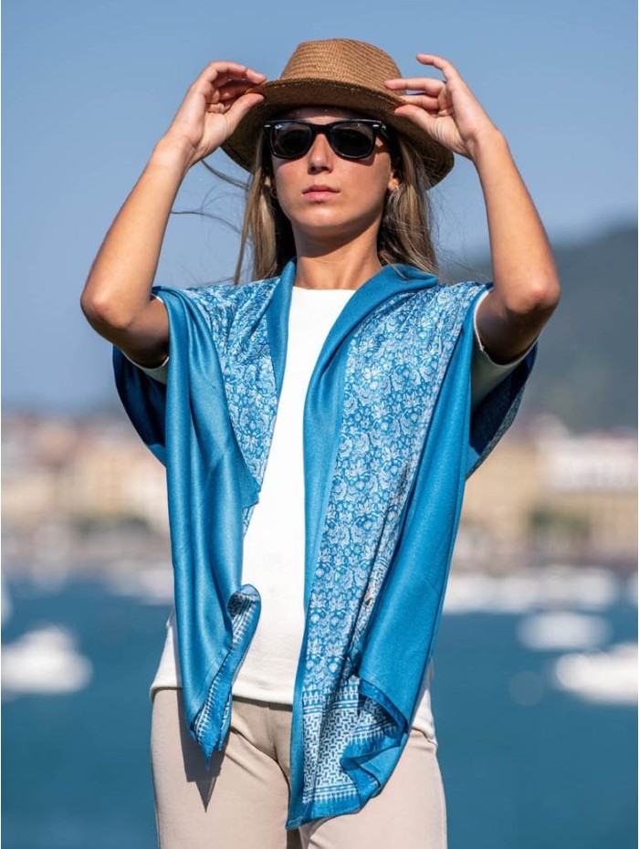 Foulard double en soie ATU361CD