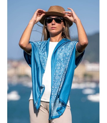 Foulard double en soie ATU361CD