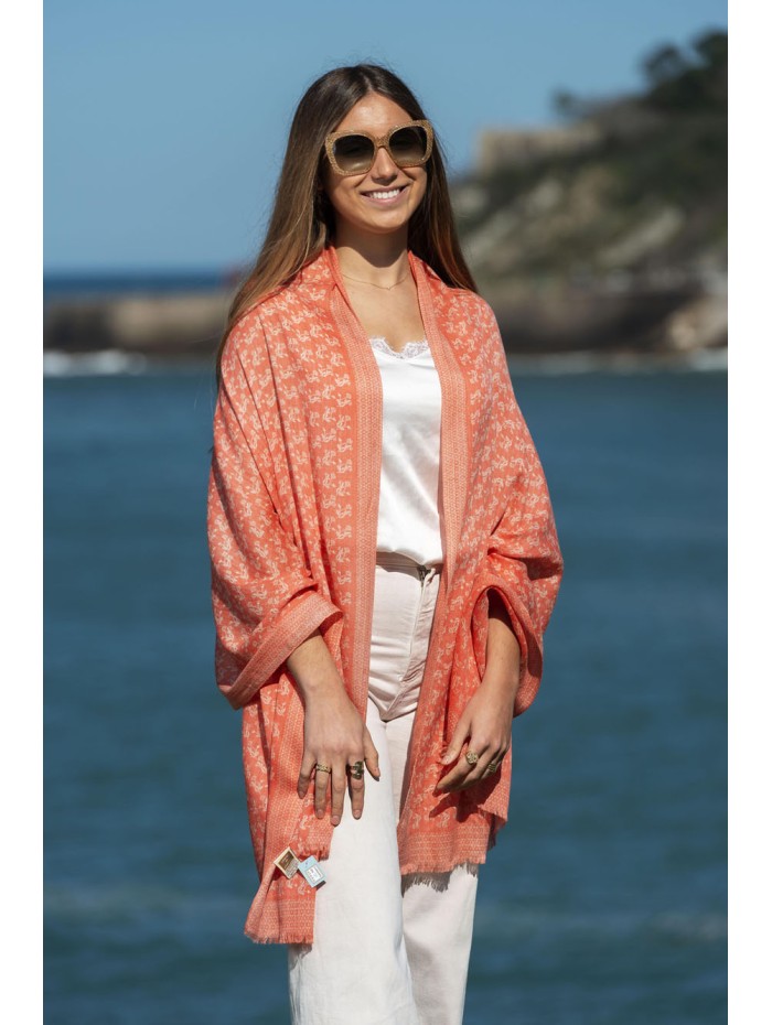 Wool and silk scarf ASW07F