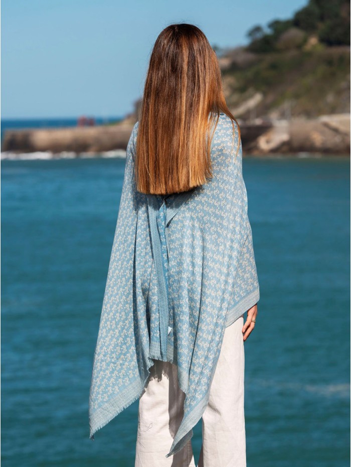 Wool and silk scarf ASW07F