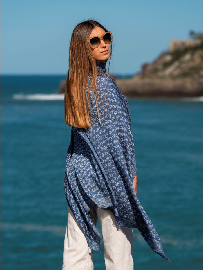 Wool and silk scarf ASW07F