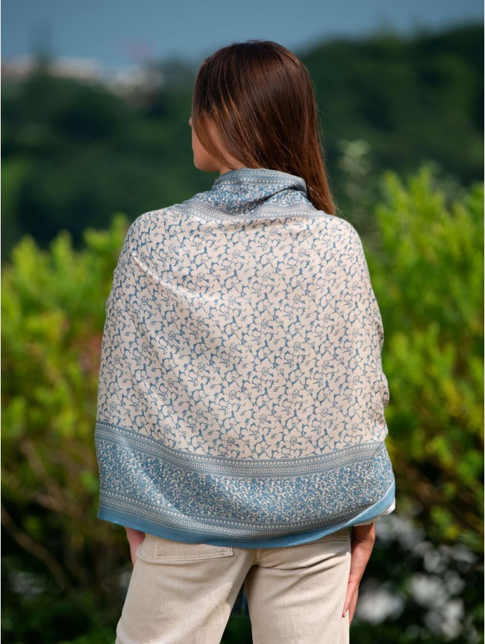 Wool and silk scarf ASW27F