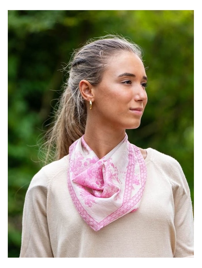 Small square silk scarves ASK274P