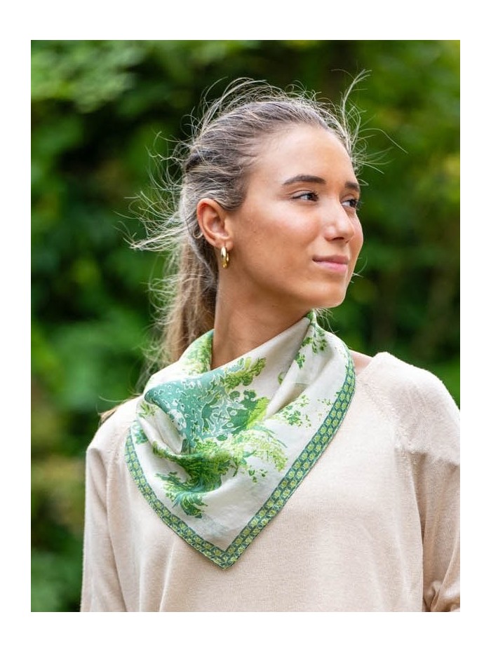 Small square silk scarves ASK274P