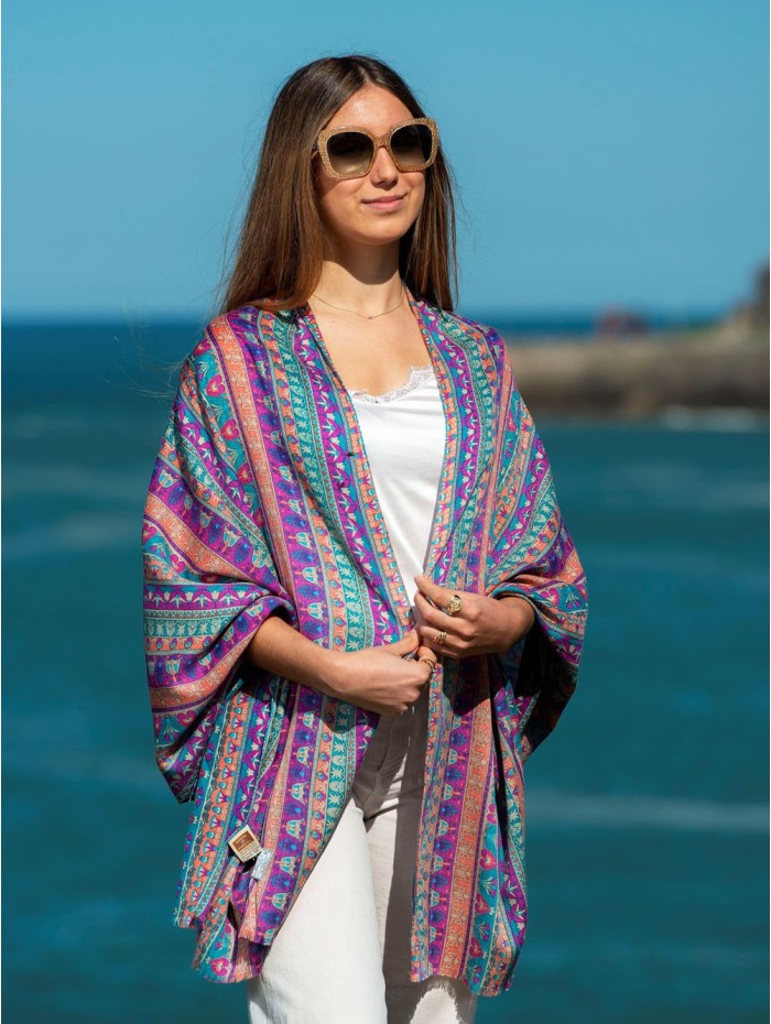 Wool and silk scarf ASW12F