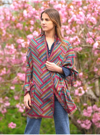 Wool and silk scarf ASW04F