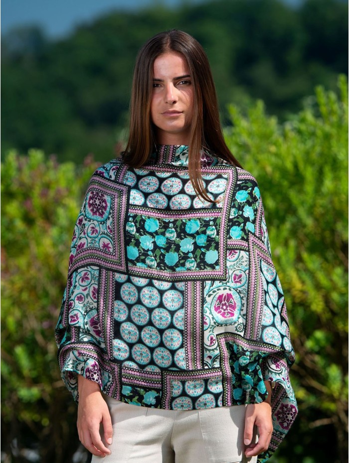 Wool and silk scarf CHE11W