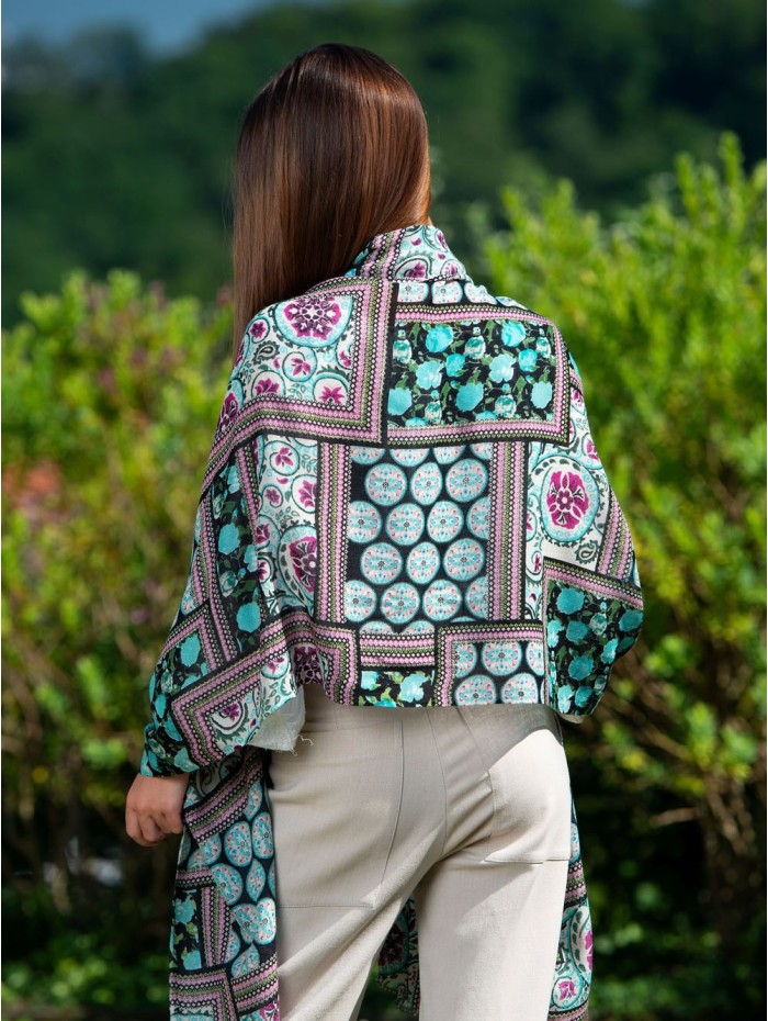 Wool and silk scarf CHE11W