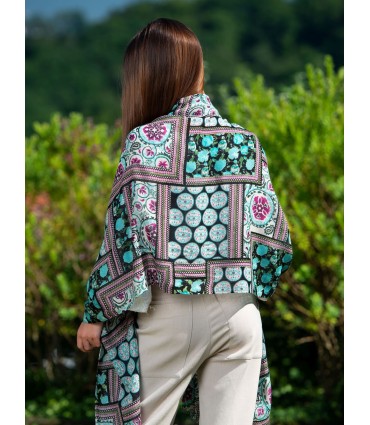 Wool and silk scarf CHE11W