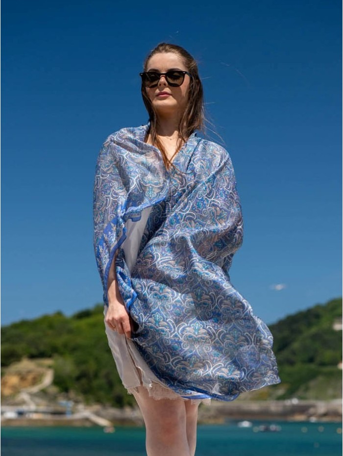 Silk foulard ATU343C