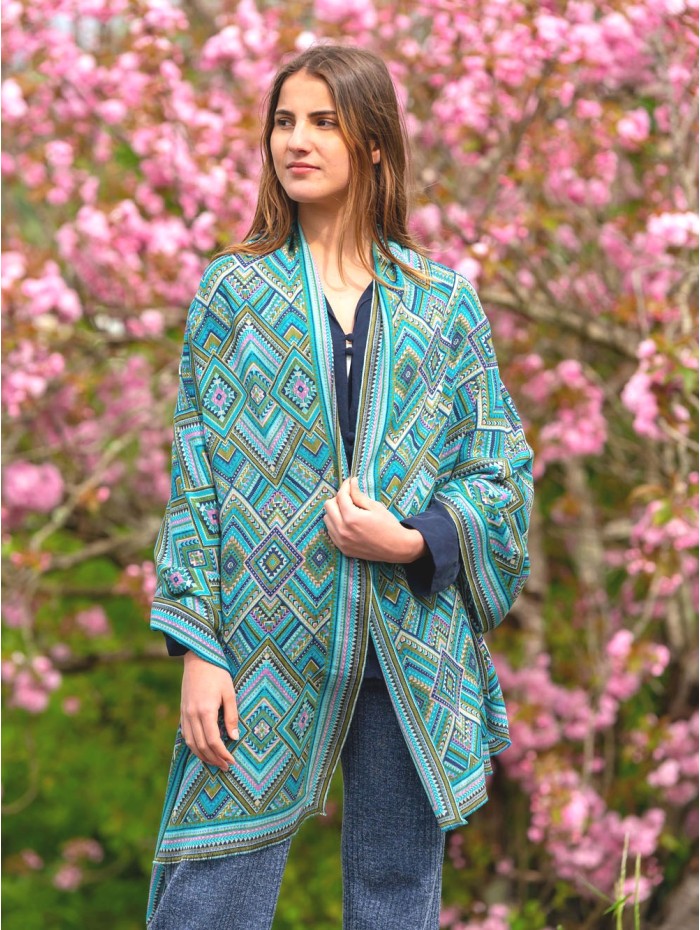 Wool and silk scarf ASW03F